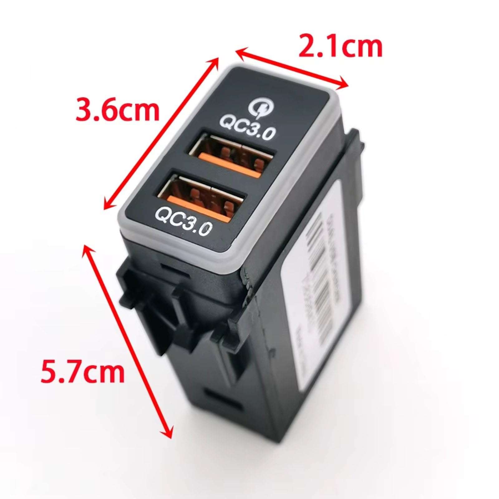 Centre Port USB Voiture Compatible Avec Nissan Pour X-Trail 2008-2012 Double Ports Prise Chargeur Téléphone Charge Rapide Adaptateur Charge Rapide Chargeur USB Voiture