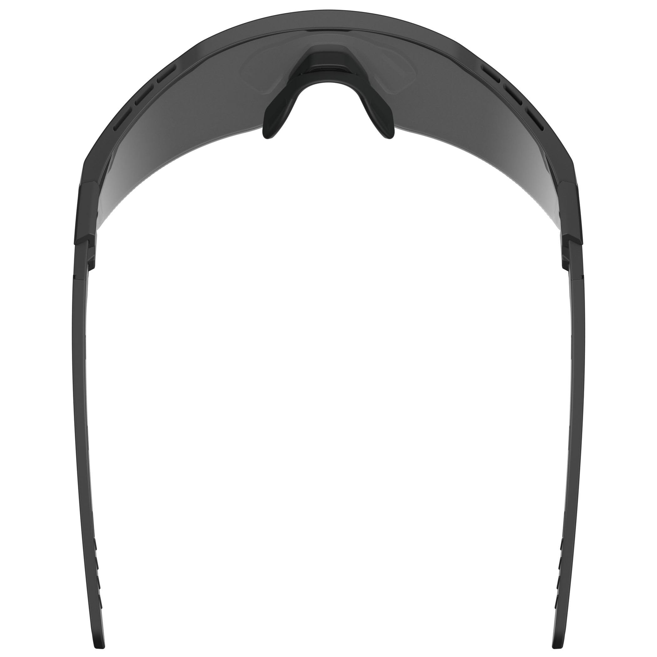 uvex flowline glacier Okulary sportowe dla dorosłych - black matt/mirror silver
