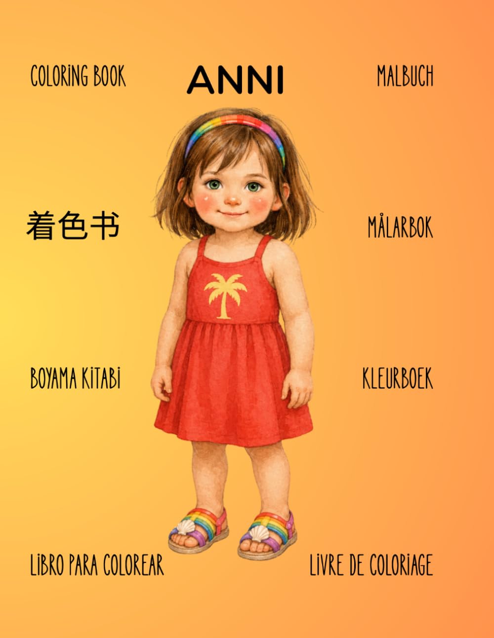 ANNI mit Oma und Opa – im Urlaub: Malbuch für Kinder von 3 bis 6 Jahren I 28 liebevolle Urlaubsmotive zum Ausmalen I Die kreative Ergänzung zum Kinderbuch