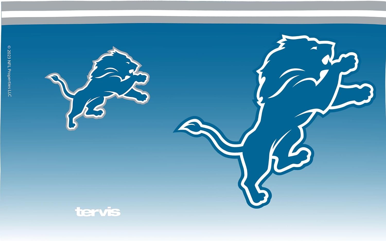 Tervis NFL Detroit Lions - Forever Fan Made in USA Double Walled Insulated Tumbler Travel Cup Keeps Drinks Cold & Hot, 16oz, Classic