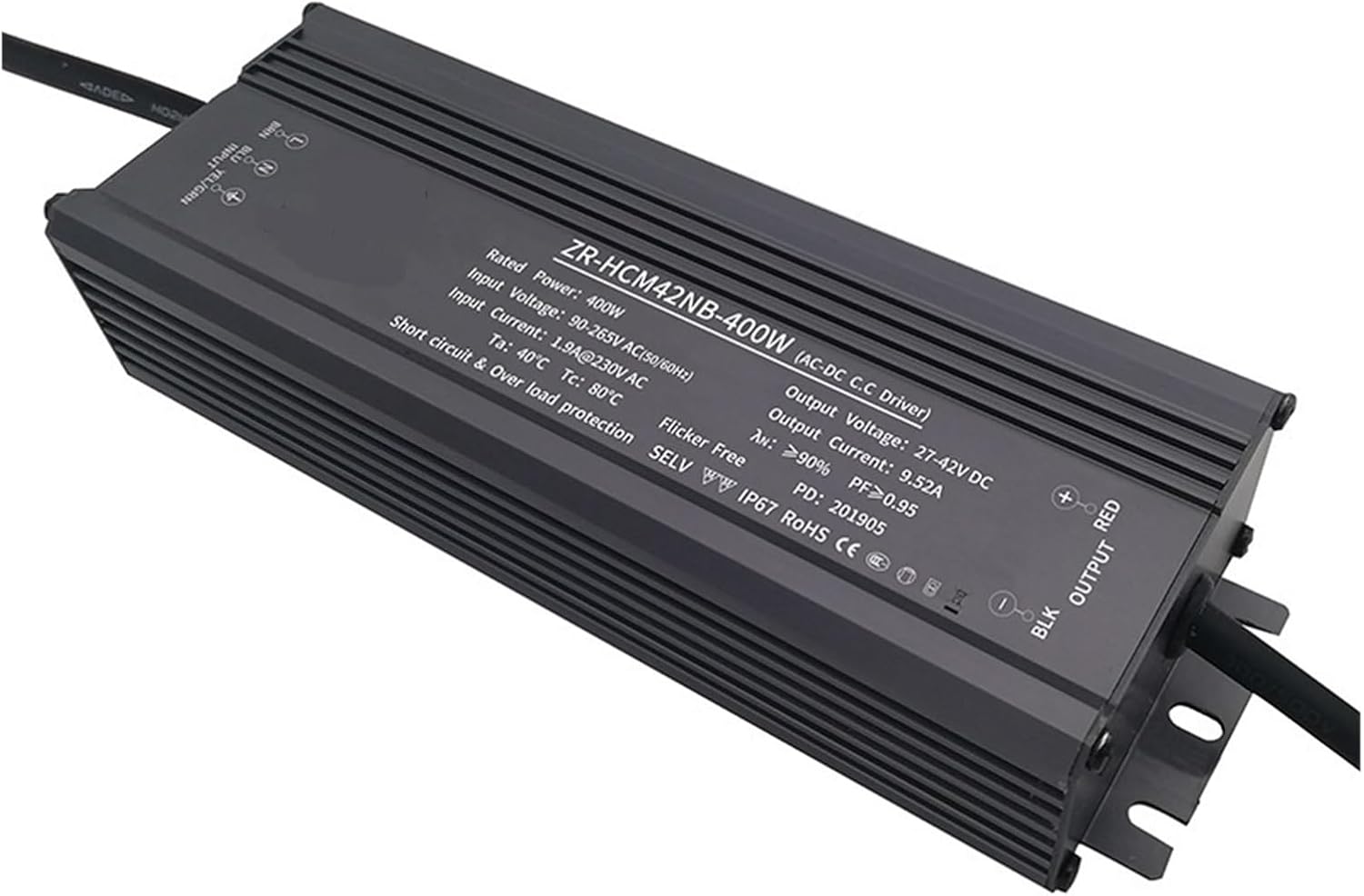 LED Drive Power Supply 400W floodlight Constant Current Waterproof Power Supply Intelligent high Bay Light Control Adapter