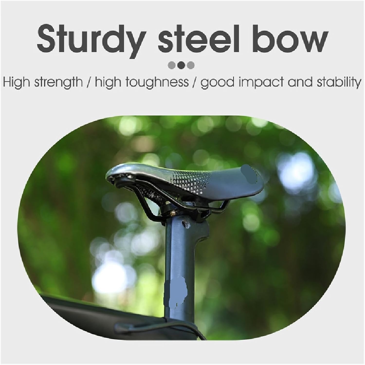 Comfortable Breathable Saddle Cushion for Mountain Road Bike Ergonomic Design Soft Support Durable Cycling Riding Accessory