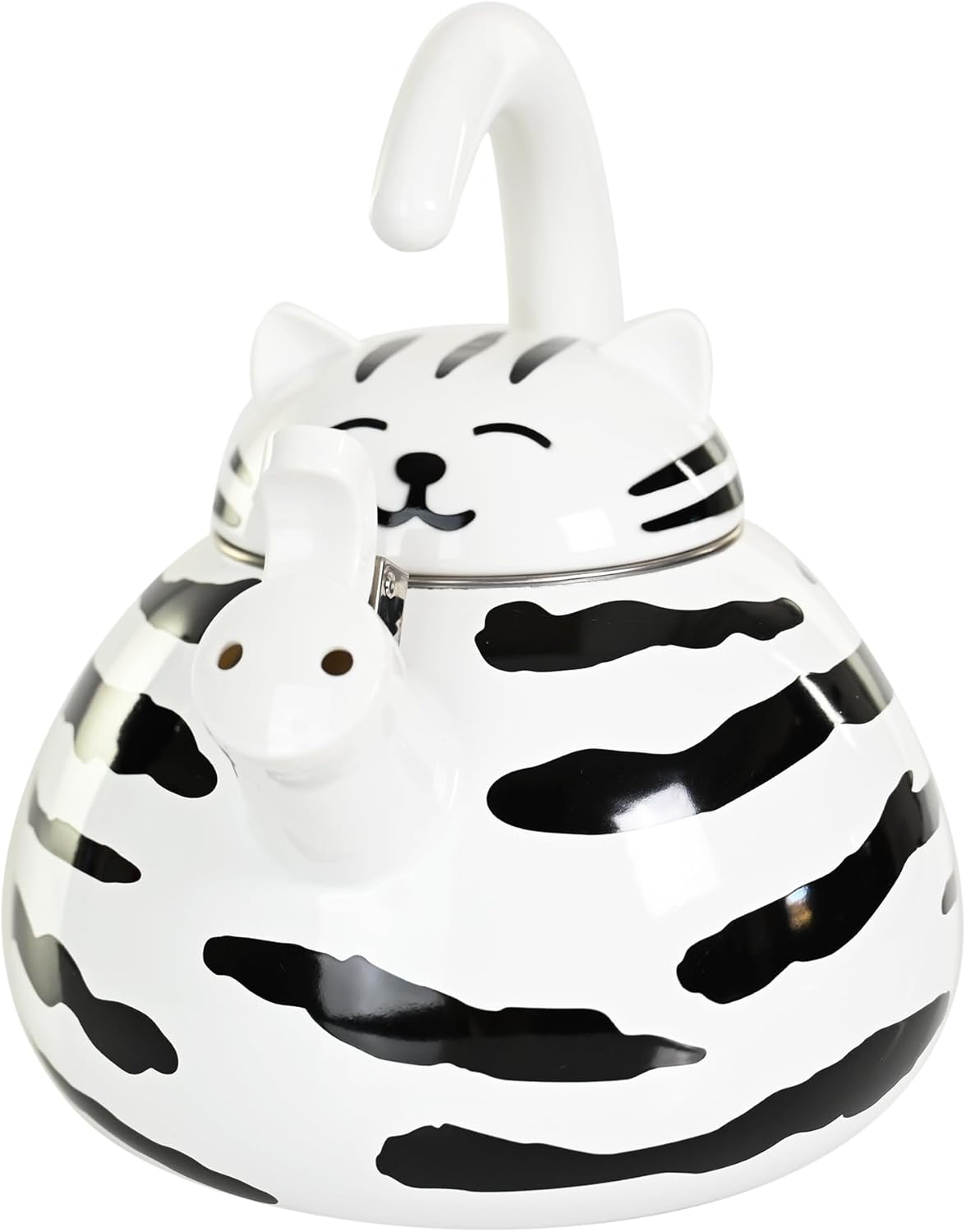 HomeX Whistling Tea Kettle Cat Style, Stovetop Kettle