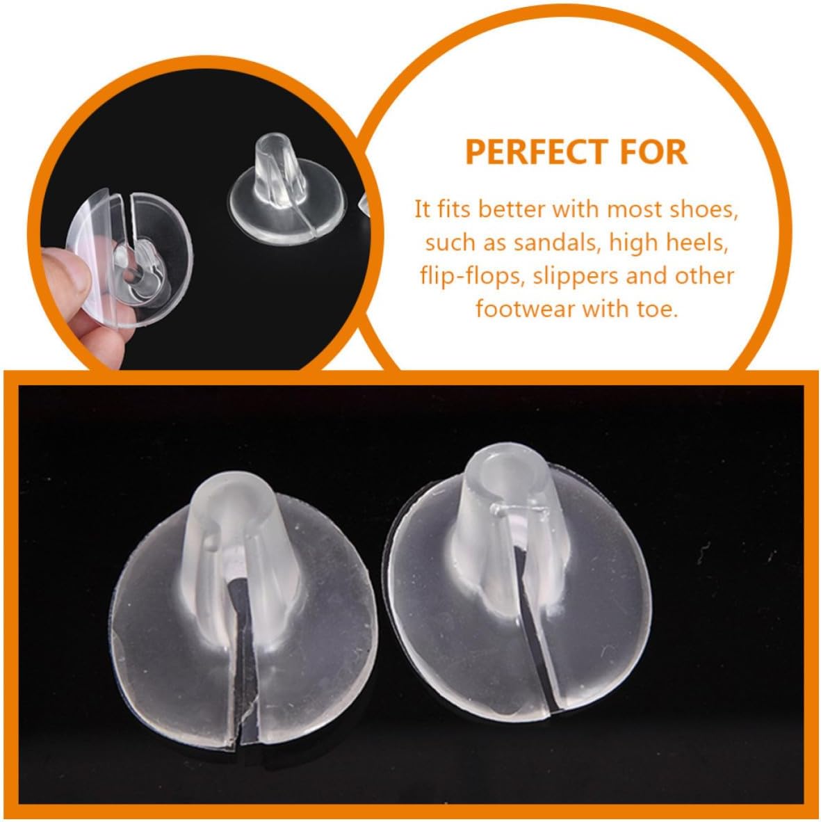 12pcs Gel Toe Guards for Sandals, Anti-rub Pads for Daily Wear