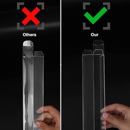 Vista 23 de COTOPHER 120 cajas de regalo transparentes, 1.5 x 1.5 x 1.5 pulgadas, caja transparente de trufa de chocolate, mini cajas de plástico pequeñas