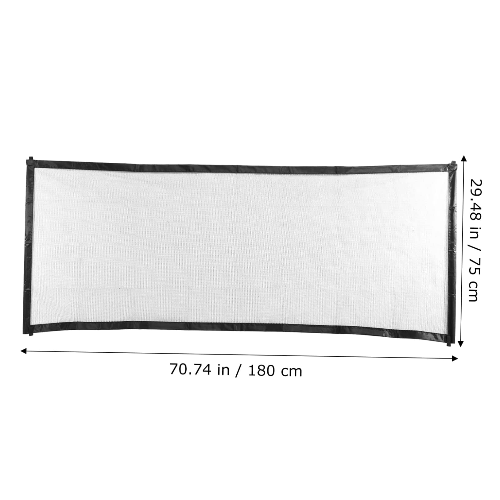 POPETPOP 1Set Portable Pet Dog Gate Assembled Mesh Barrier Fence for Safety Enclosure for Indoor and Outdoor Use Dog Friendly Design Easy Assembly