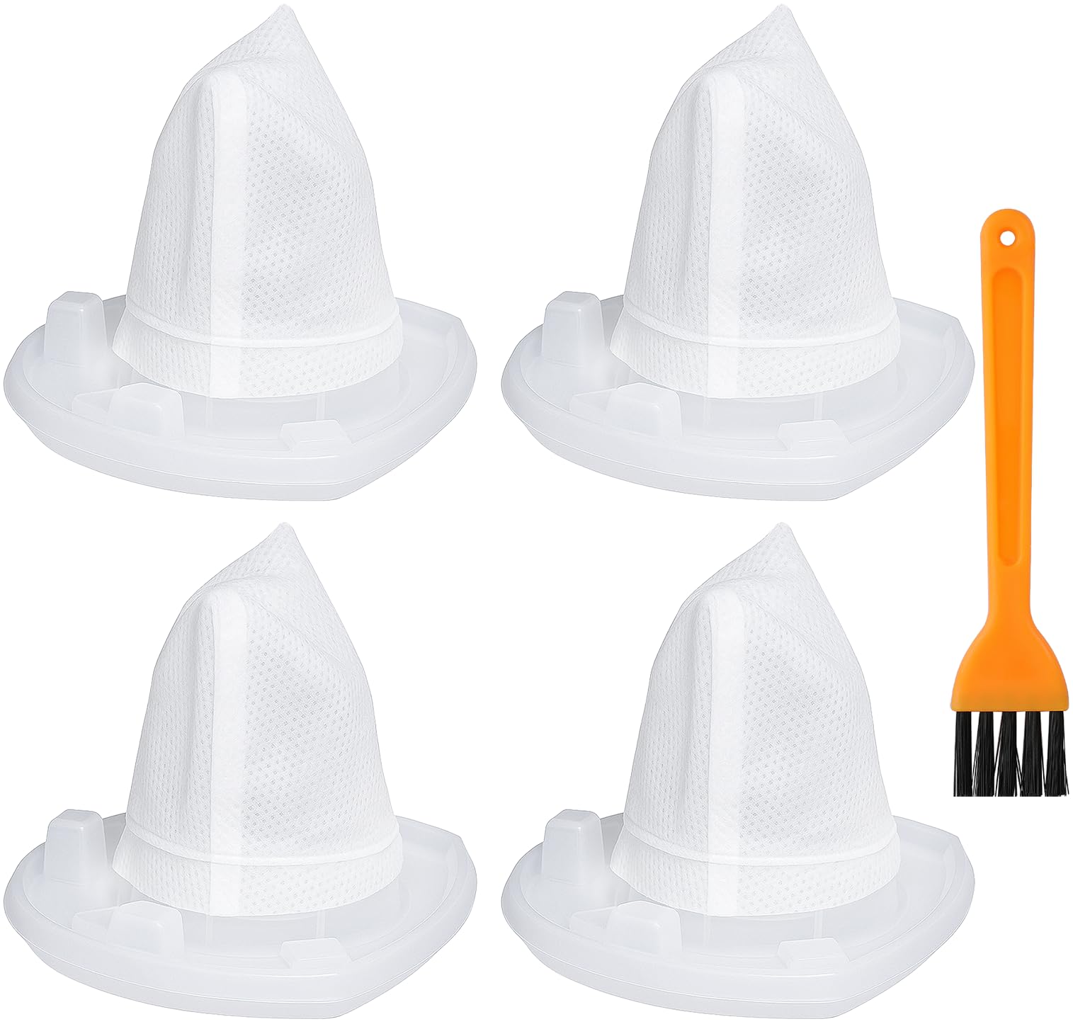 Photo 1 of 4 Pack Filter Replacement for Black and Decker AdvancedClean Cordless Handheld Vacuum VF110 CHV1410L BDH2000L HHVI320JR02, Compact Pet and Car Hand Vac Filters