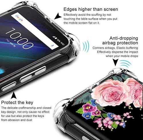 Miniatura 10 de Funda para Moto G 5G 2023 (no para Moto G 5G 2022), TPU delgada y flexible para niñas y mujeres, bolsa de aire, amortiguador, goma suave, silicona