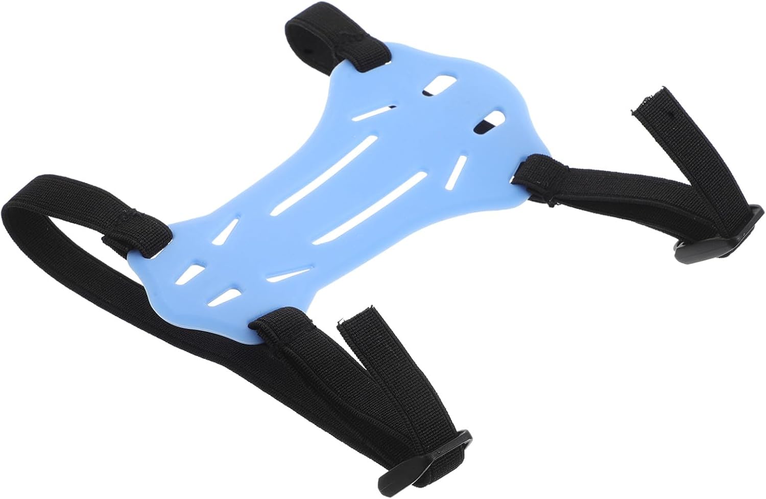 Archery Arm Guard for Adjustable Forearm Wrist Protector Blue Rubber Archery Safety Gear Outdoor Protective Bracer for Youth