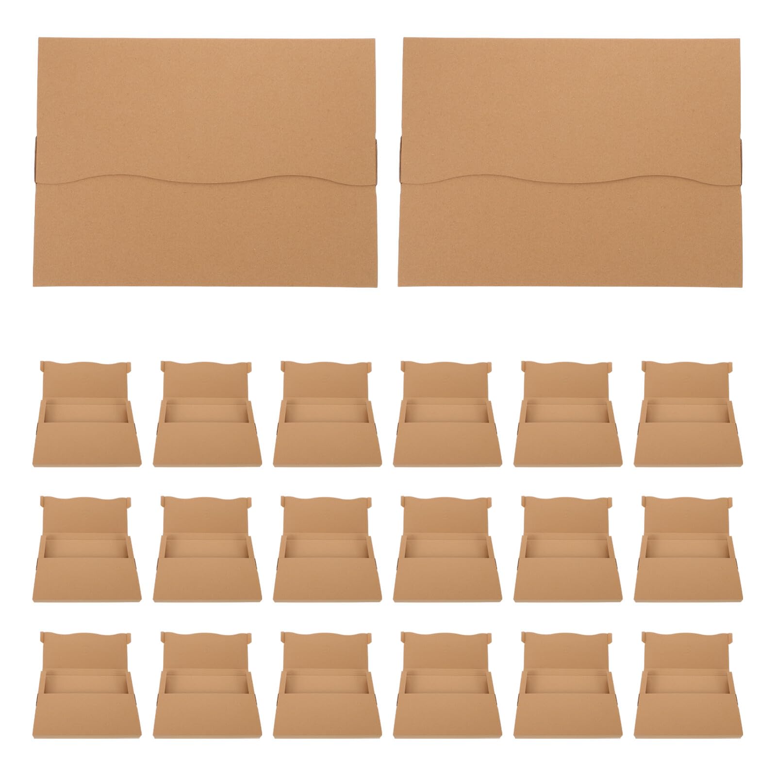 UKCOCO 20 Scatole Postali in Carta Kraft per Spedizione Dischi in Vinile 310x226x28mm, Scatole per Trasloco e Archiviazione Vinili, Buste Postali Resistenti Chiusura Sicura,