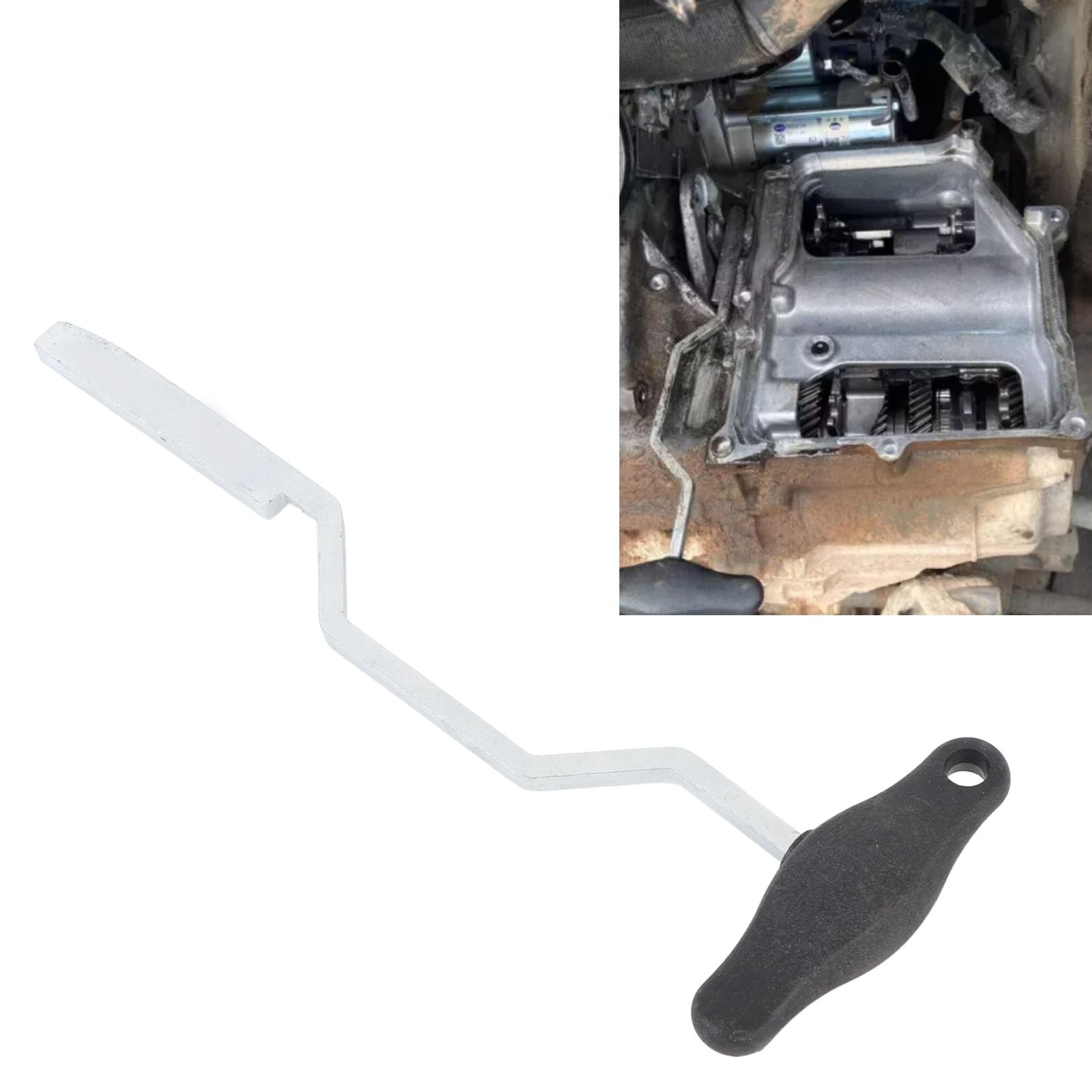 Herramienta de Extracción de Directo T10407 Palanca de Desmontaje de Directo de Acero Chrome Vanadium para Transmisión de Doble Embrague de 7 Velocidades