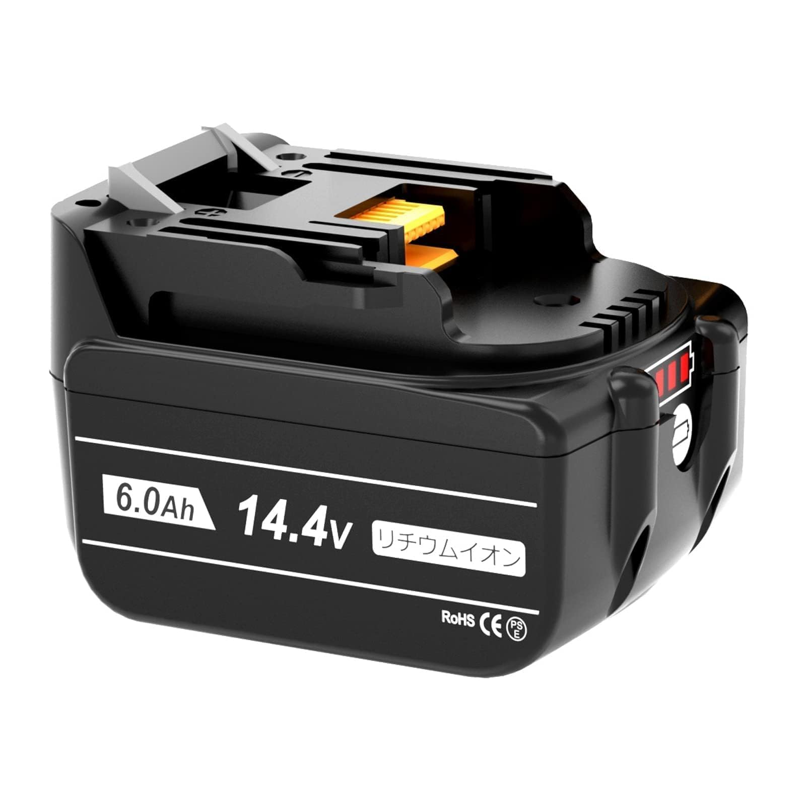 Amazon.co.jp: VANKO 互換 マキタ 14.4v バッテリー 6000mAh大容量 1個