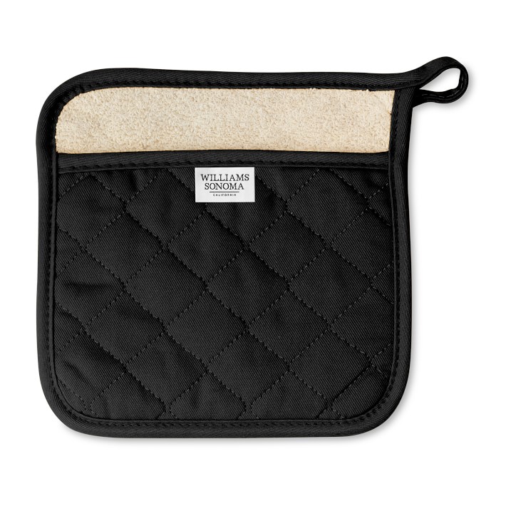 Williams-Sonoma Striped Potholder, Black