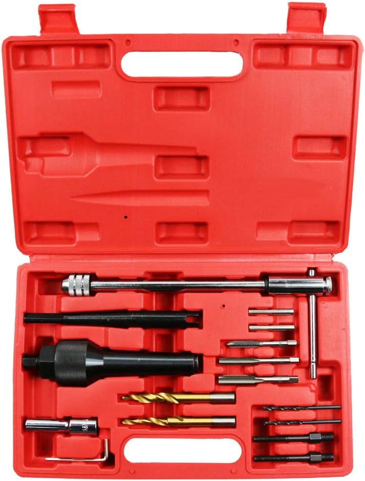 UTOOL 16pc Glow Plug Removal Remover Damage Extractor Tool