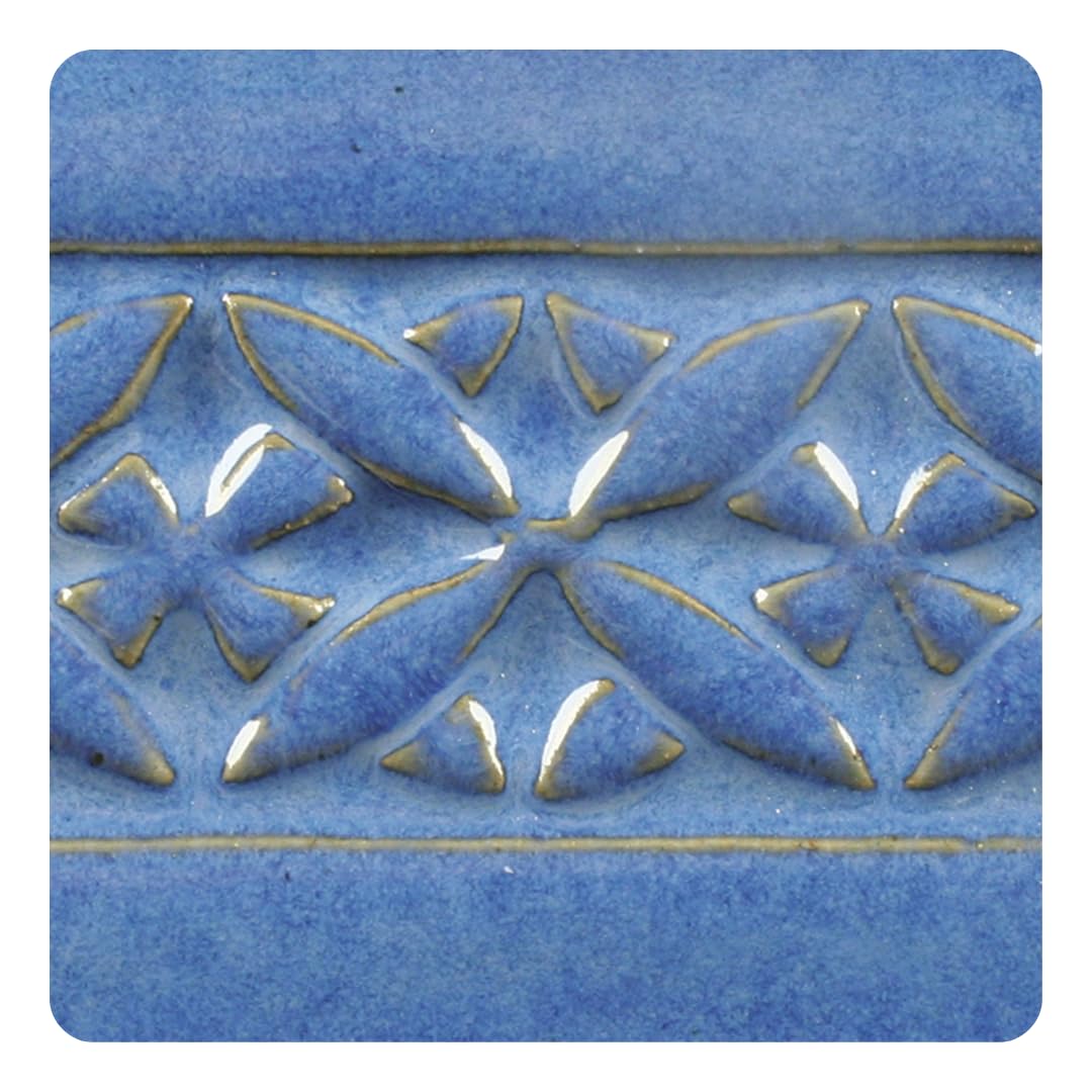 Potters Choice Glaze Indigo Float PC-23 High Fire Lead Free for Pottery Clay, Bisque, Ceramic, 1-Pint