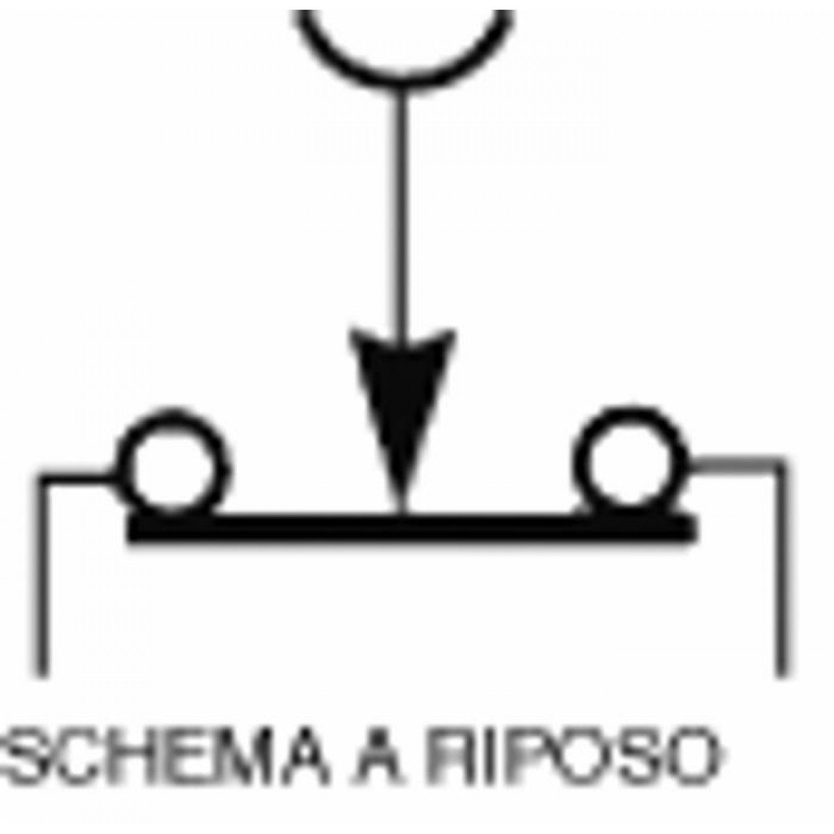 Interruttore meccanico luce stop trattore M12x1,5 H=75mm Ama