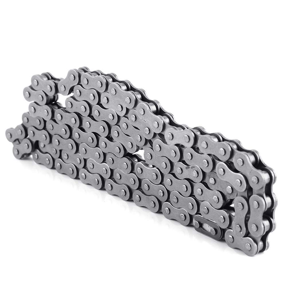 Yctze para cadena bicimoto cadena bicimoto Cadena de motor 415-110L Cadena de eslabones de motor de acero inoxidable 415H cadena bugie reemplazo para bicicleta motorizada