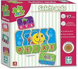 Jogo Soletrando, Madeira Be a Bá, Nig Brinquedos