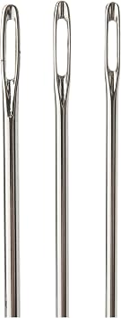 Handy Hands Pack of 3 (Y9) Yarn Tatting Needles, Gray