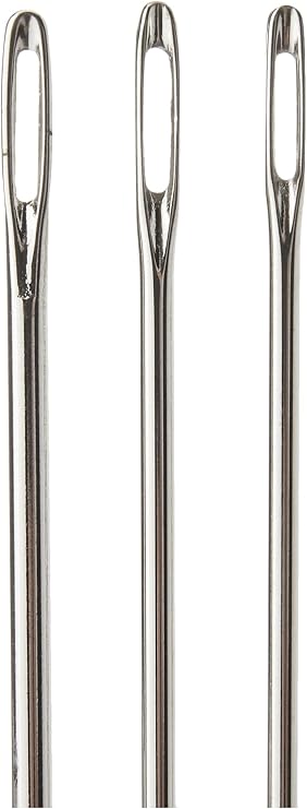 Handy Hands Pack of 3 (Y9) Yarn Tatting Needles, Gray