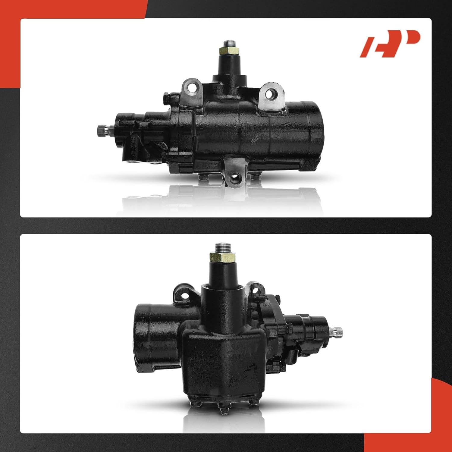 A-Premium Complete Power Steering Gear Box Gearbox Assembly Compatible with Dodge Ram 1500 2006-2008, Ram 2500 2003-2008, Ram 3500 2003-2008, Ram 4000 2005-2008, 4WD, Replace# 52106835AC, 52106835AE