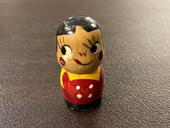 不二家 ペコちゃん 昔のこけし 希少な8個 不二家 ペコちゃん 昔のこけし