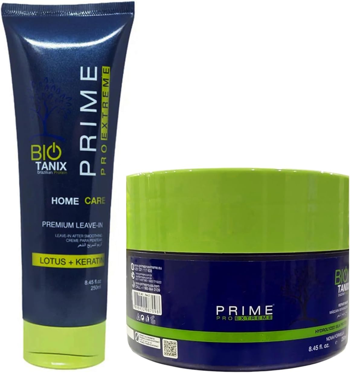 PRIME PRO EXTREME BIO TANIX Brazilian Protein Home Care Premium Leave-in + Mask For After Shampoo Lotus + Keratin Hair Cream For Women/Men