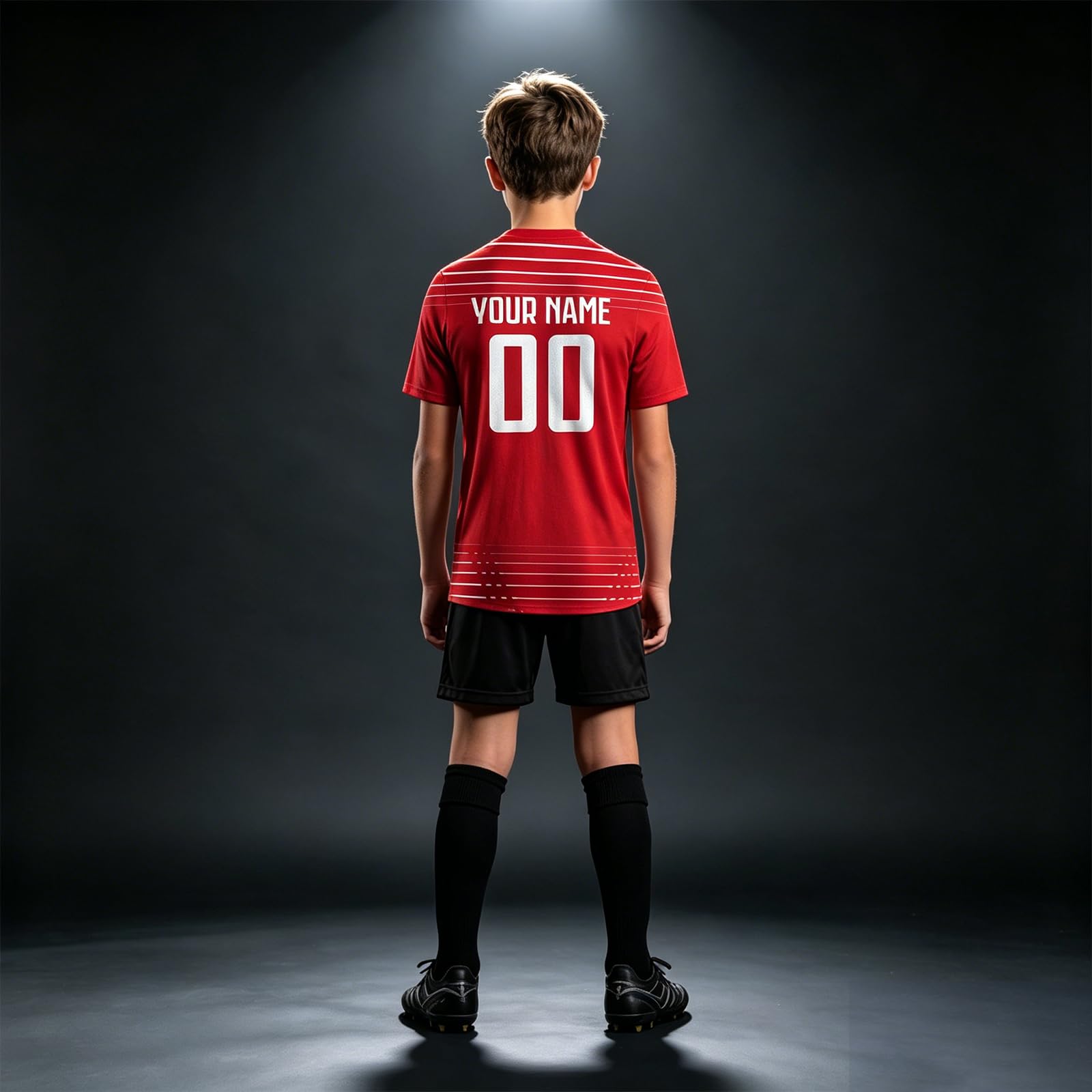 Genérico Camiseta de fútbol Personalizada para el Mundial 2026 con Nombre y número, camisete fútbol Personalizada del Mundial para Regalo Ideal para fanáticos del fútbol