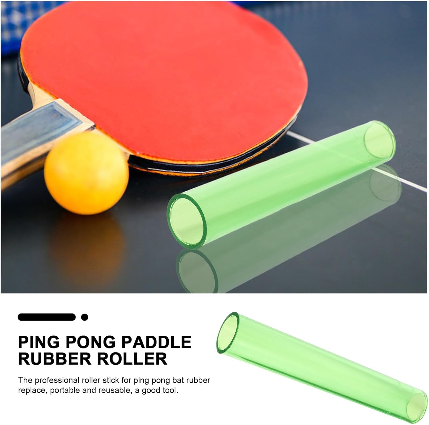 ABOOFAN Professional Table Tennis Rubber Roller Stick Material Pingpong Paddle Repair Tool for Players of All Levels with Stylish Design for Enhanced Game Performance