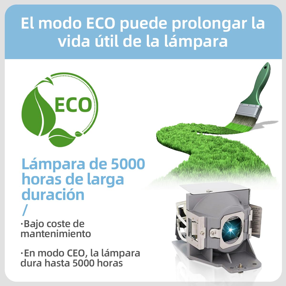 5J.JCA05.001 Lampada proiettore di ricambio con alloggiamento per BENQ DW843UST, DX842UST, MW831UST, MW843UST, MX842UST Videoproiettore