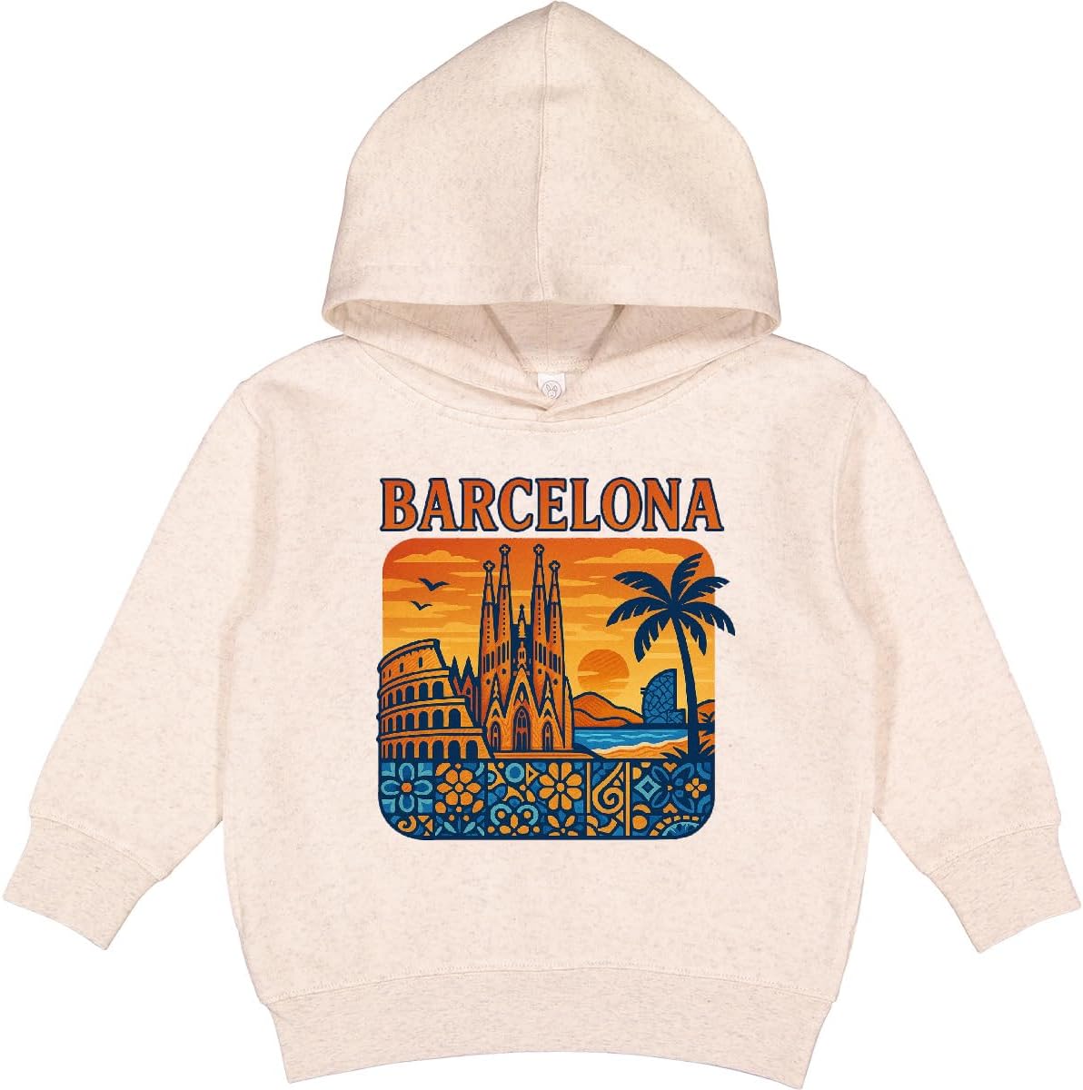 inktastic Barcelona Spain Toddler Hoodie