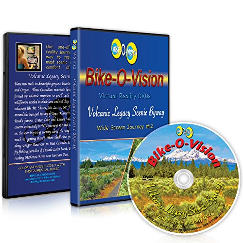 Bike-O-Vision – Virtual Cycling Adventure – Volcanic Legacy Scenic Byway – Perfect for Indoor Cycling and Treadmill Workouts – Cardio Fitness Scenery Video #12