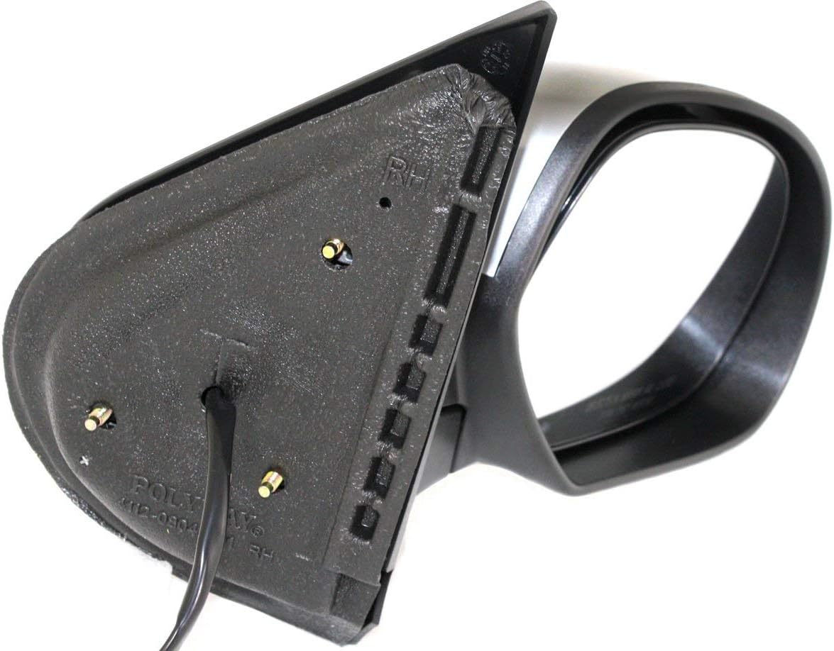 Kool Vue Right Power Heated Side Mirrors for Chevrolet Silverado 1500 Avalanche 2007-2013 Manual Fold, Blind Spot Mirror for Car, Memory, Puddle Lamp & Auto-Dim, Chrome New Body, Off Road Pkg