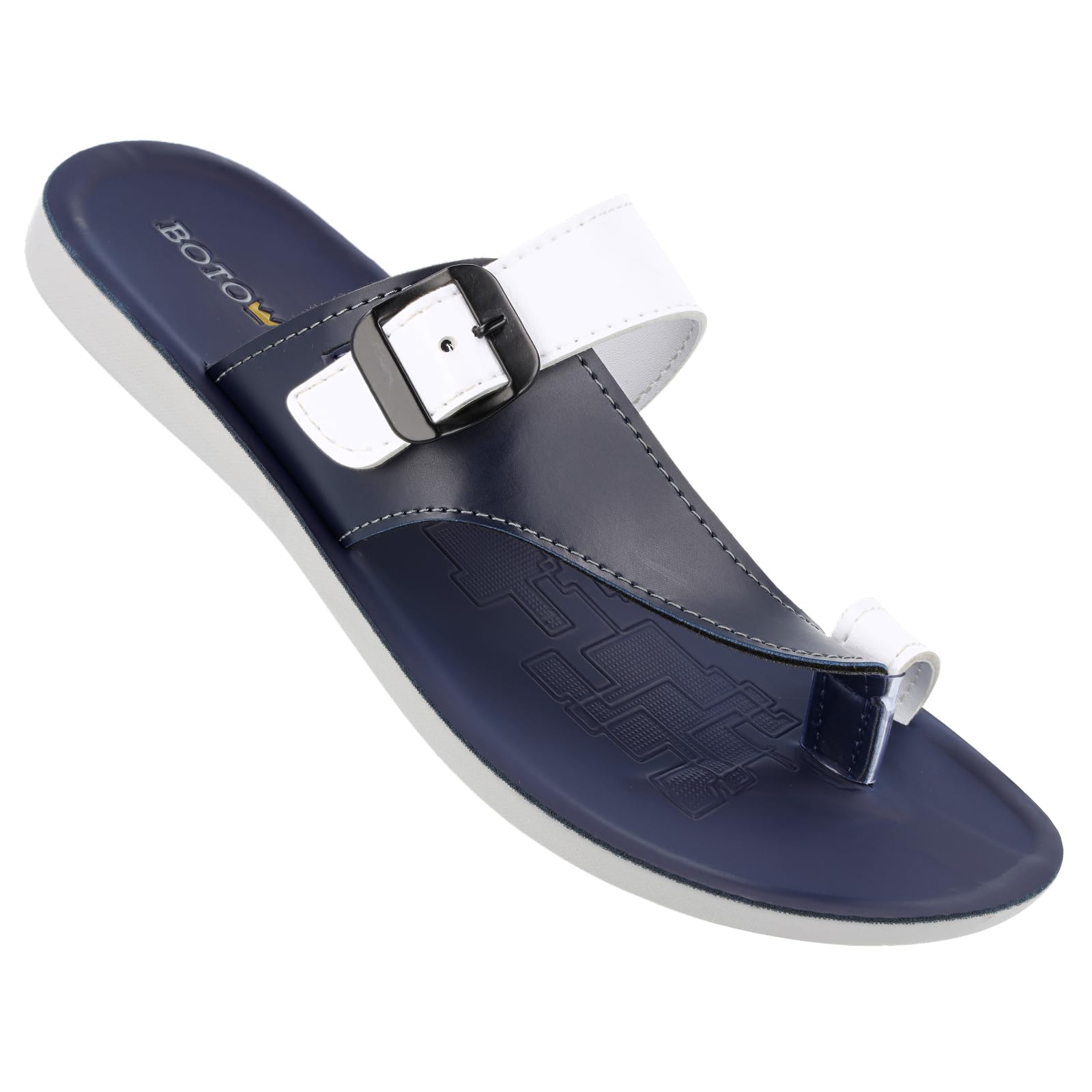 WALKAROO BW3500 Mens Sandals Dailywear and Regular use For Indoor & Outdoor - Blue White (B0CM6ML9R8) Amazon Price History, Amazon Price Tracker