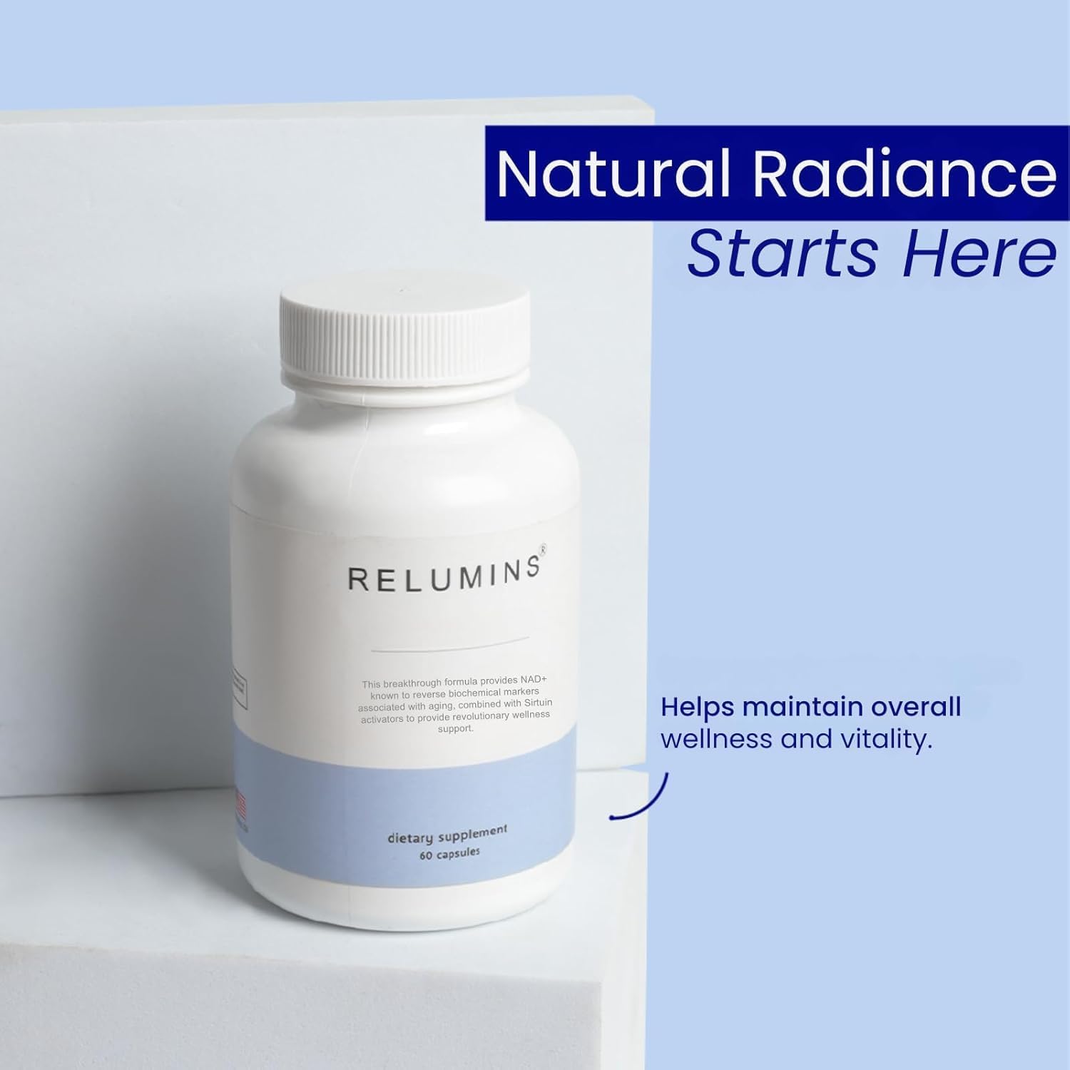 Relumins Cellular Renewal Duo – Advanced Cell Regenerator + Age Defense Complex – NAD+ & Energy Support with Resveratrol, CoQ10 & Glutathione – Two-Step Daily Wellness System