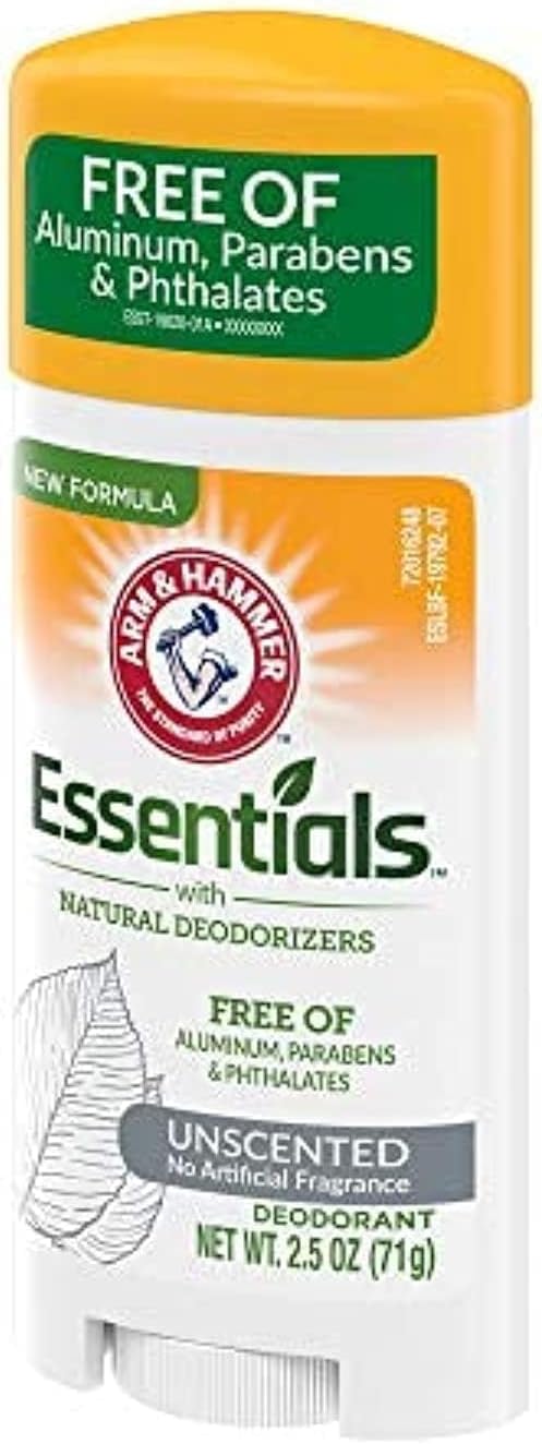 Arm & Hammer Essentials Antiperspirant Deodorant, Unscented - 2.5 Oz (Parallel Import)