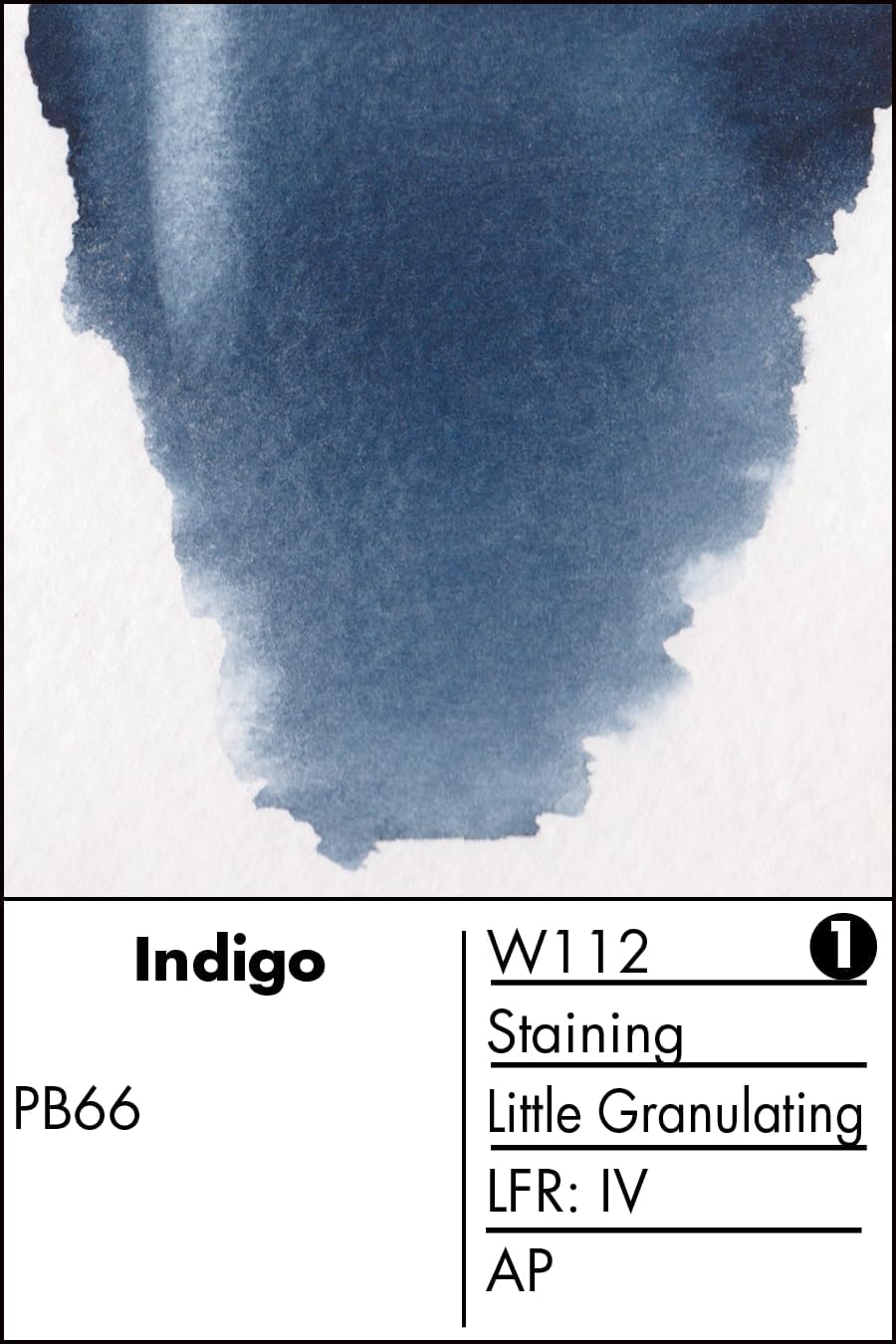 Grumbacher Finest Watercolor Paint, 14 ml/0.47 oz, Indigo