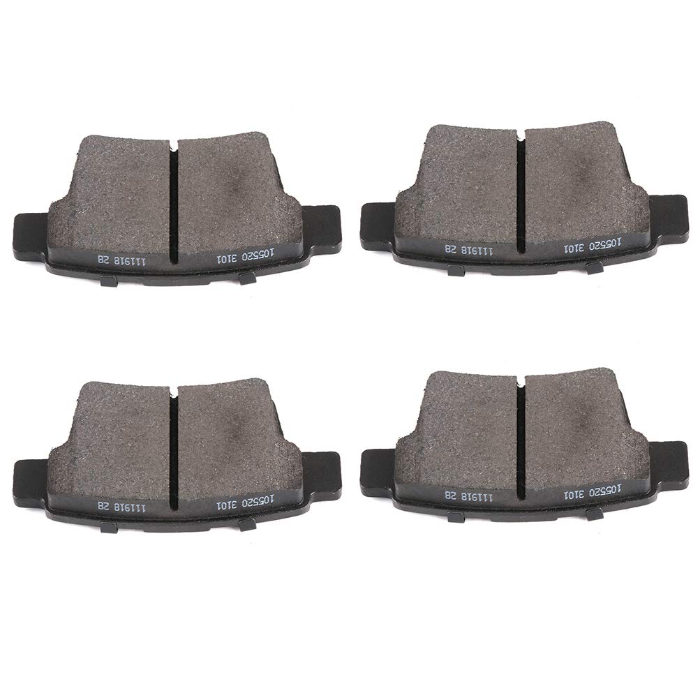SCITOOD1071 Rear Semi-Metal Brake Pads Sets Fit For Ford For Five Hundred/For Freestyle/For Taurus/For Taurus X,For Jaguar X-Type 2005-2008,For Mercury For Sable/Montego
