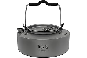 Kuvik Titanium Kettle: Unmatched Durability and Ultralight Convenience for Outdoor Adventures