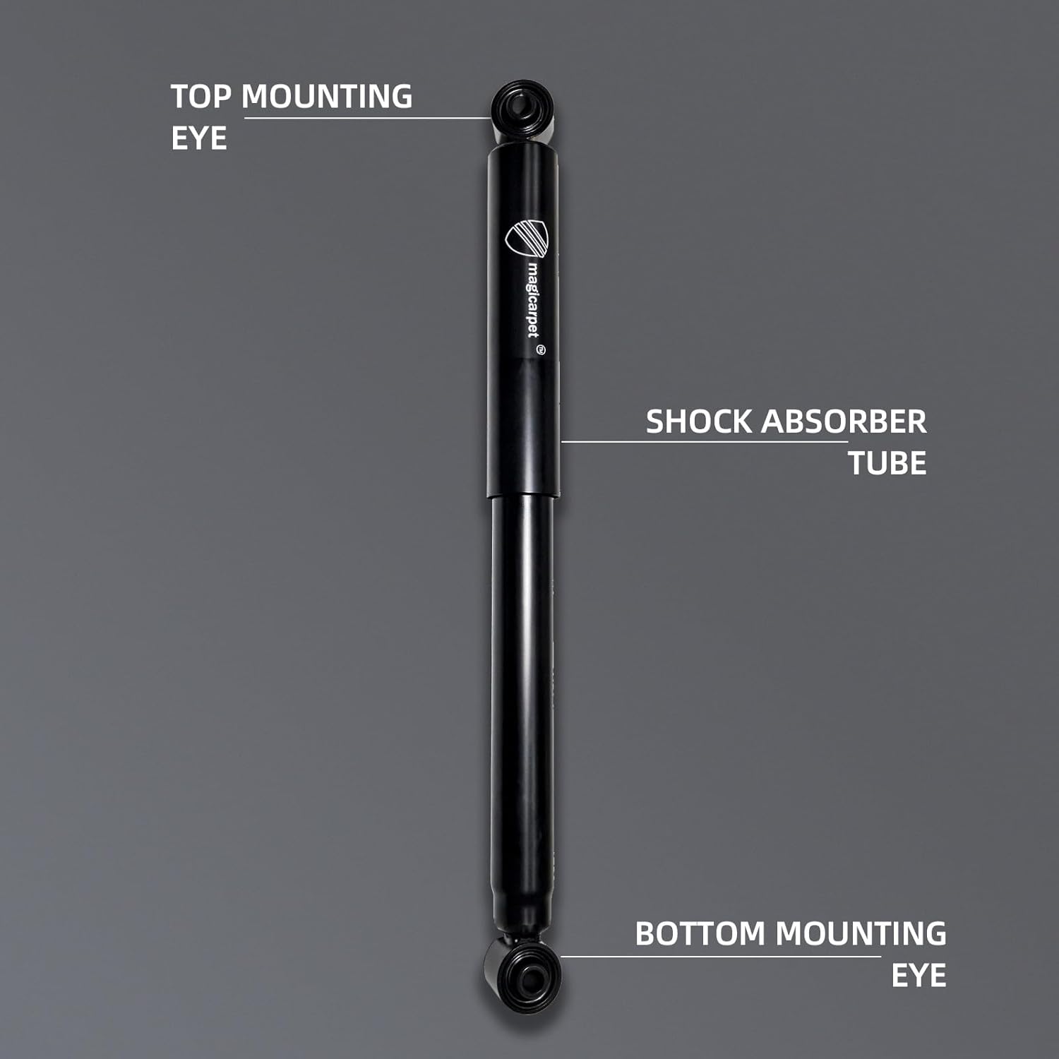 Rear Shock Absorbers Pair for Chevy Silverado 1500 & GMC Sierra 1500 (1999–2007, Classic), AWD/4WD, Excludes Z71 & Electronic Suspension