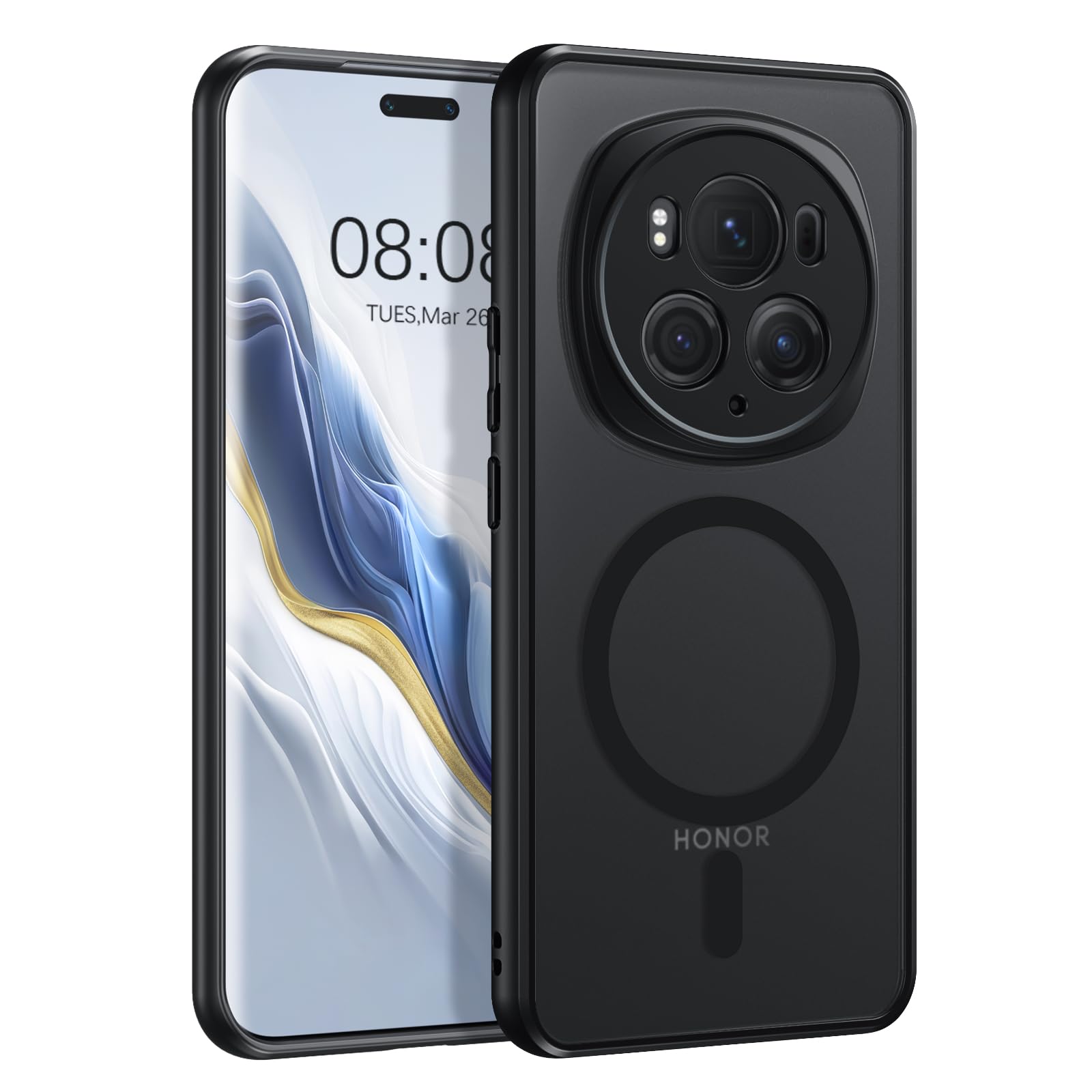Coque Honor Magic 6 Pro 5G antichoc noire évite les rayures - 8