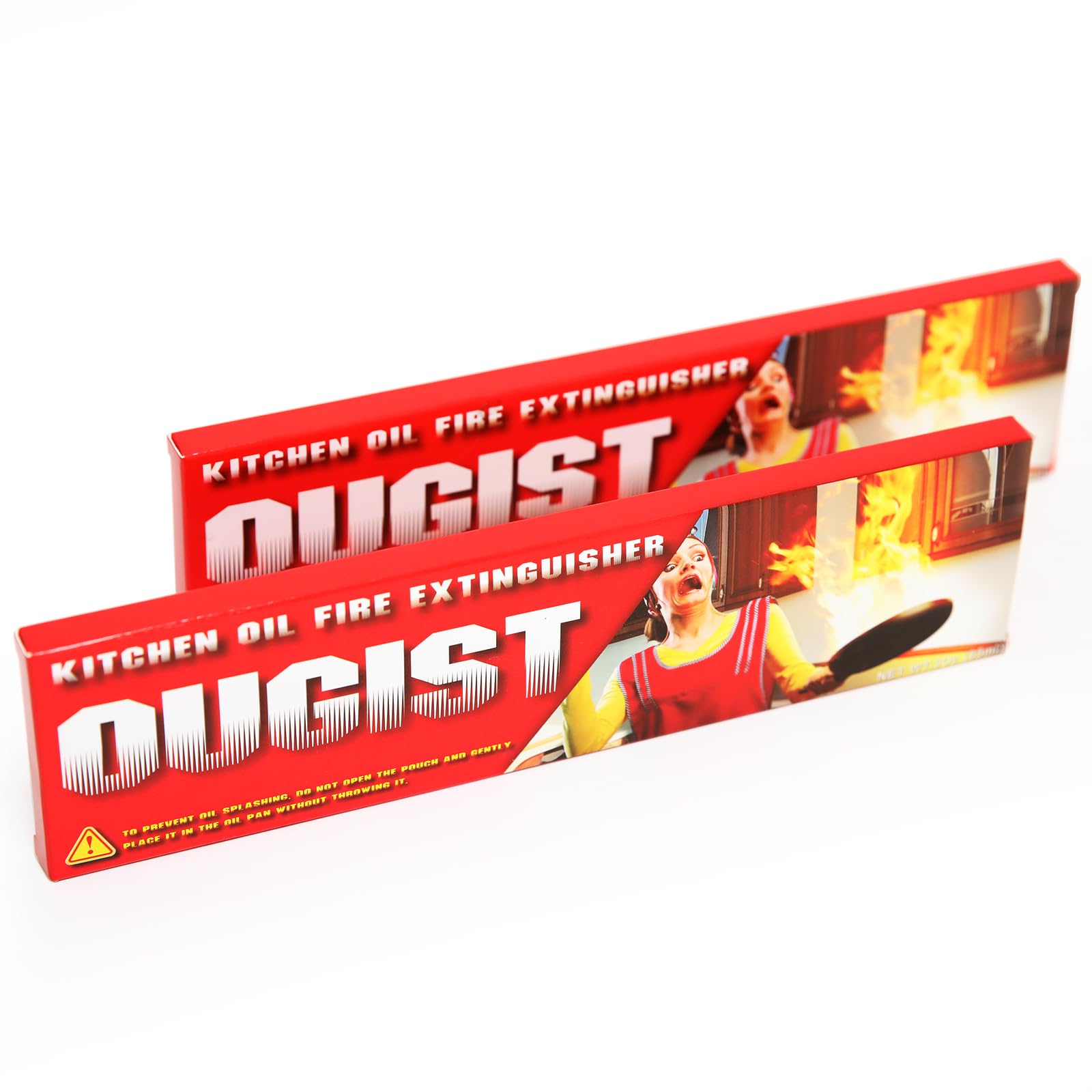 Cooking Pan Fire Extinguisher Sachet - K-Class Dedicated Mini Fire Extinguisher for Home Kitchen - Small Size, 85ML - Effective Grease Fire Safety Solution - 2-Pack