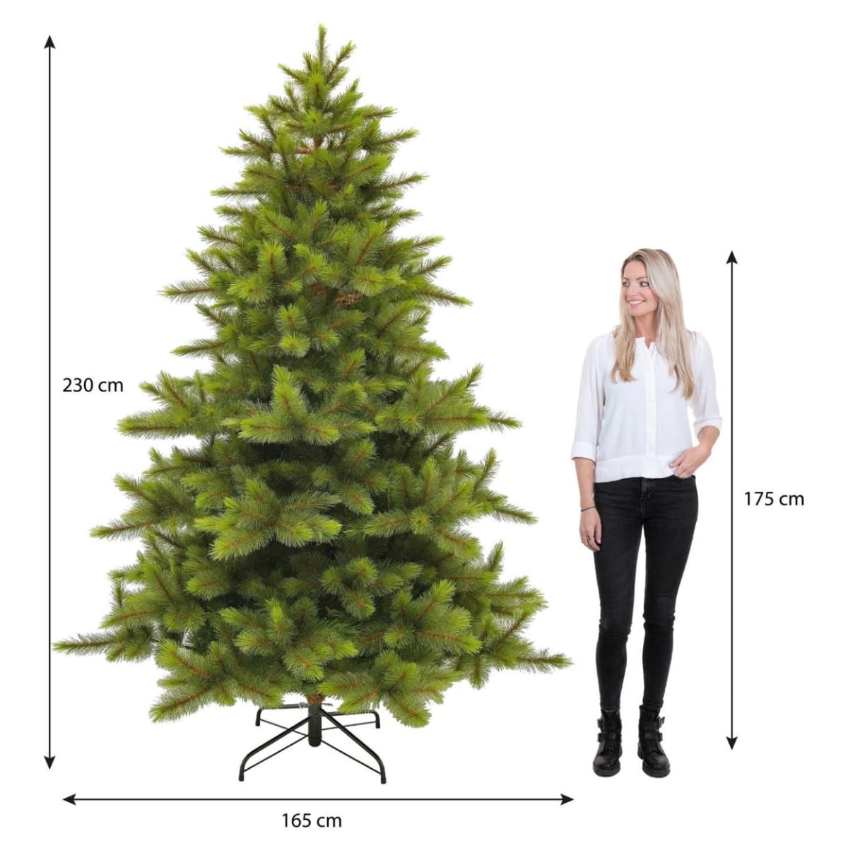 Triumph Tree Wyoming Artificial Christmas Tree - H230 x Ø165 cm