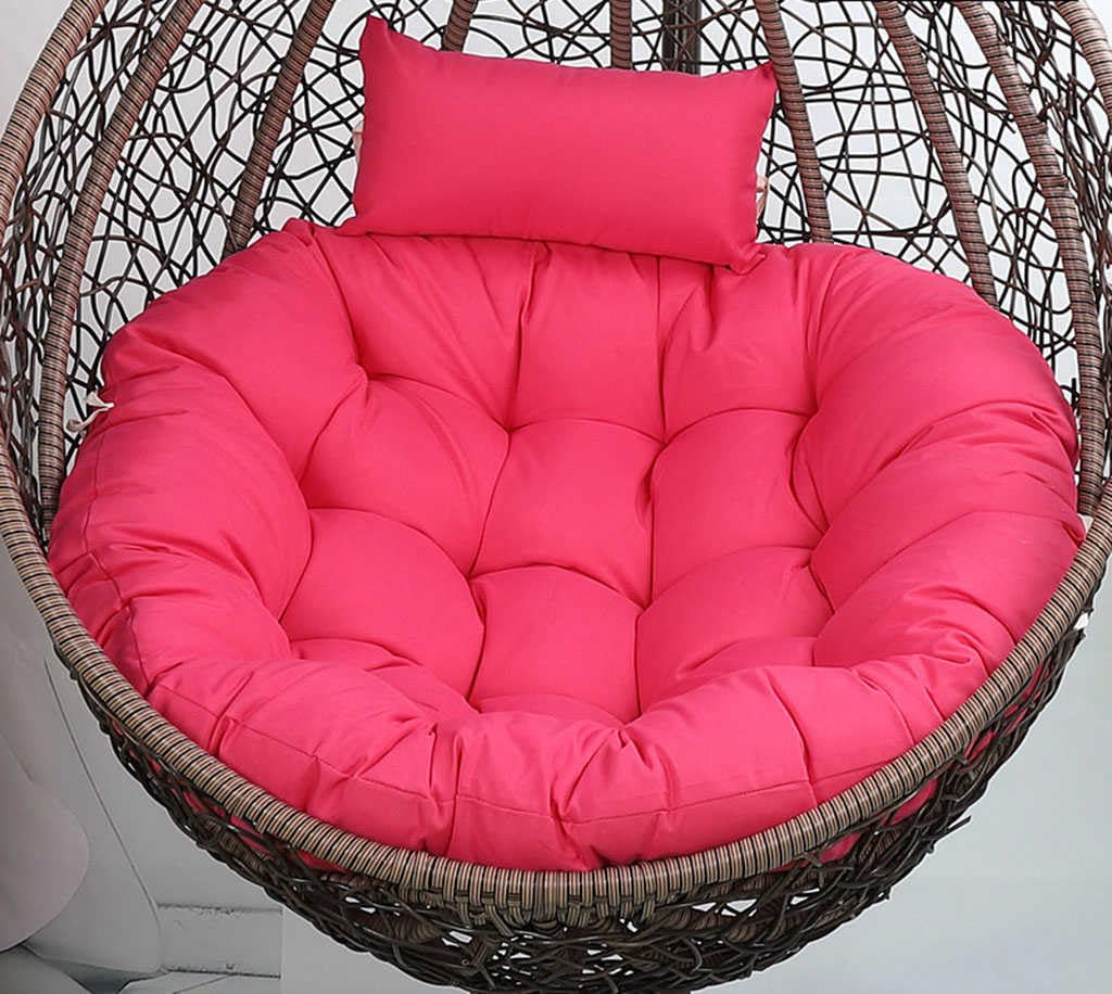 LXJBBD egg Garden Chair Cushion - Washable Hanging Mat Pads Replacement, Indoor Outdoor Swing Chair Cushion