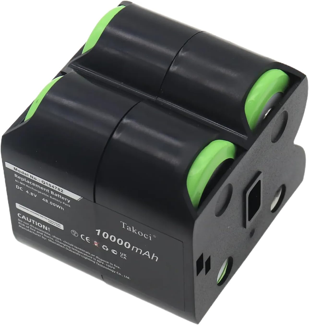2PCS GL622N, UL633 Rechargeable batteryCompatible with SP 2414-3001, Q104782, DG613, DG613G, DG813, GL612, Ni-MH 10000mAh/4.8V
