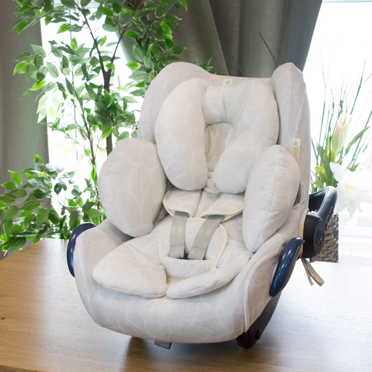 JYOKO Kids Universal Anti-Allergic Reducer for Newborn Baby, Child 100% Cotton (Bloom, Head and Body Support) - Image 3