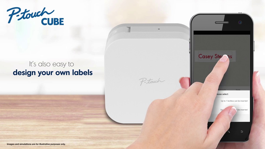 Amazon.com: Brother P-Touch Cube Smartphone Label Maker, Bluetooth