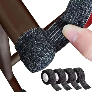 Furniture Leg Socks- Chair Leg Protectors for Hardwood and Tile Floors- Anti-Slip Chair Covers- Reduces Noise 4Pcs (Black)