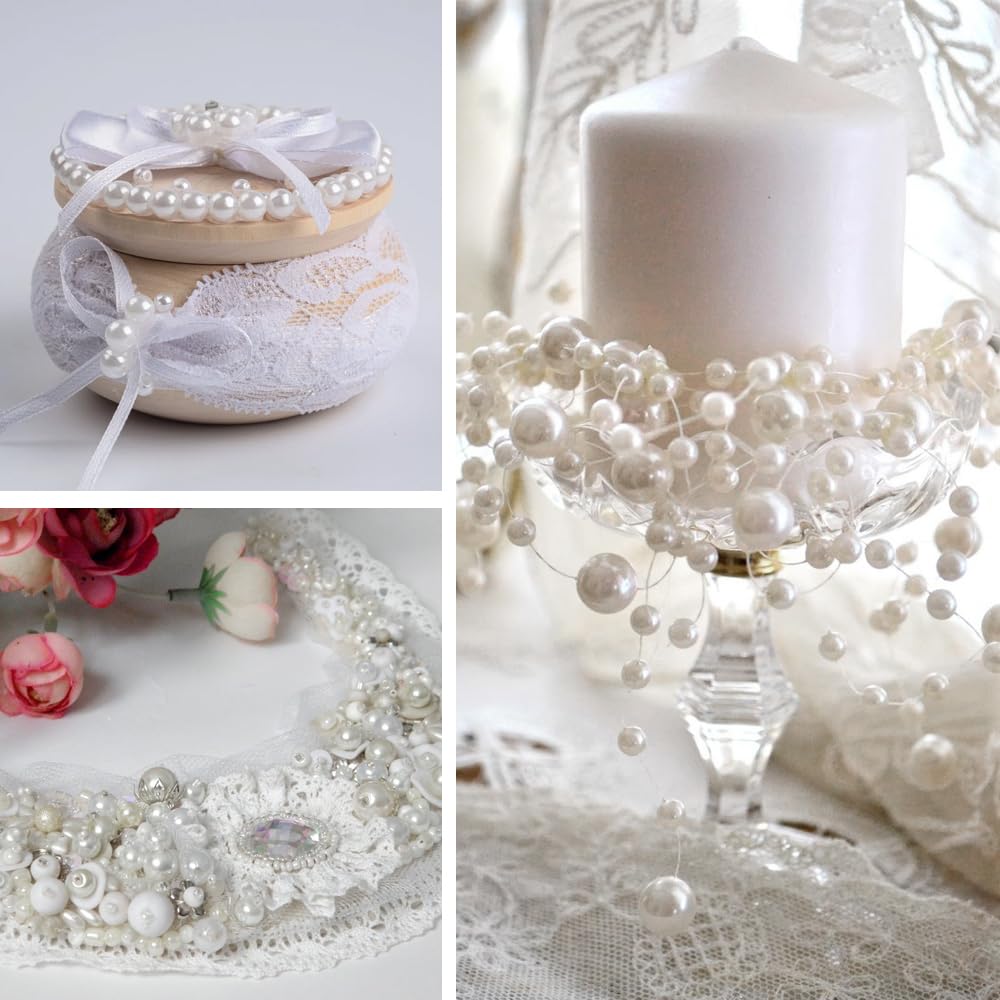 Ruban De Perles Vintage De 1,5 Cm De Large - Avec Paillettes - Doré