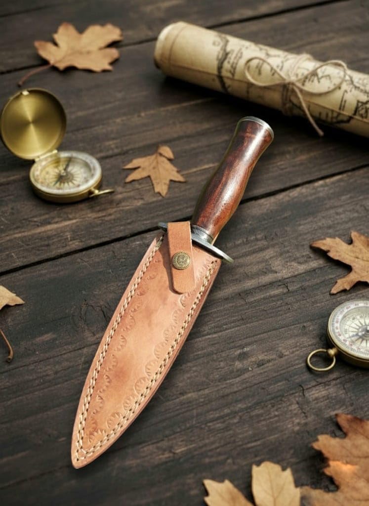 Poshland RAM-18 Custom Handmade Damascus Steel- Classic Piece Of ART (RAM-18)
